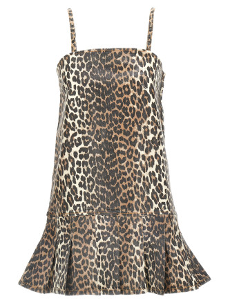 Leopard mini dress