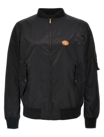 Valentino Garavani logo bomber jacket