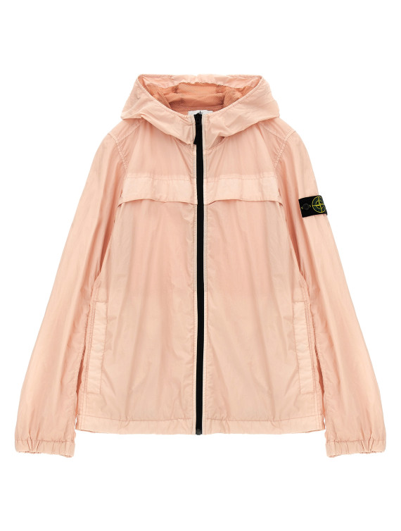 Logo badge hooded jacket #1