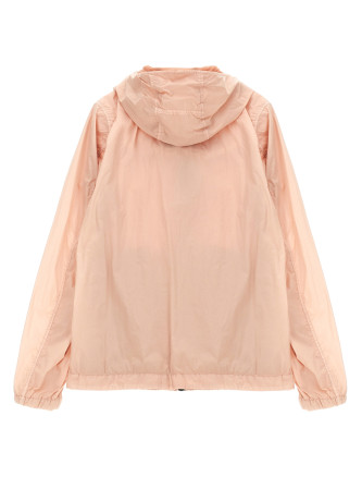 Logo badge hooded jacket #