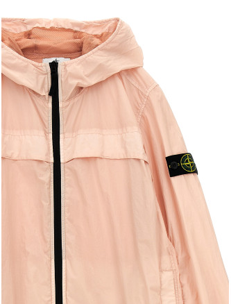 Logo badge hooded jacket #