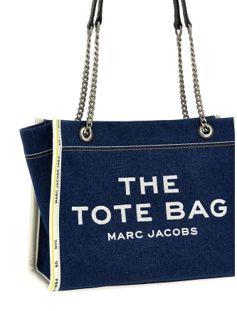 'The Denim Chain Medium Tote' shoulder bag #