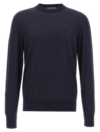 Logo embroidery sweater