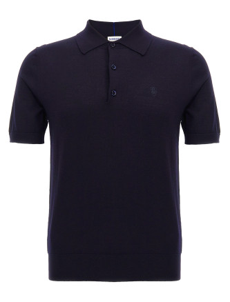 Wool polo shirt