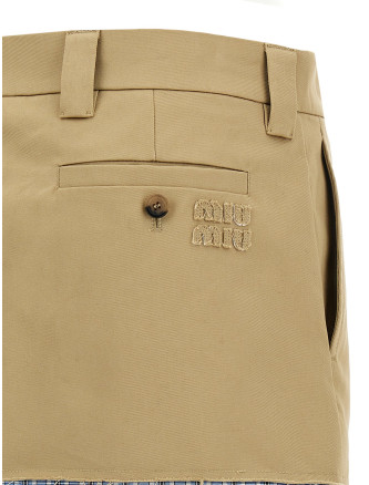 Layered mini skirt #