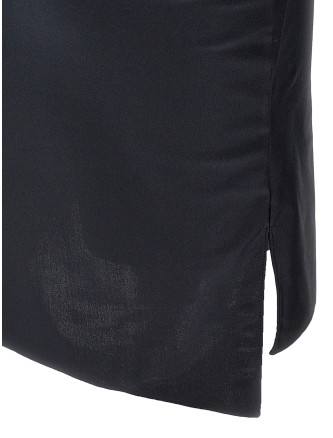 'Asymmetric Flower' mini dress #