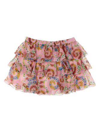 'Geo Poly Barocco Flower' skirt