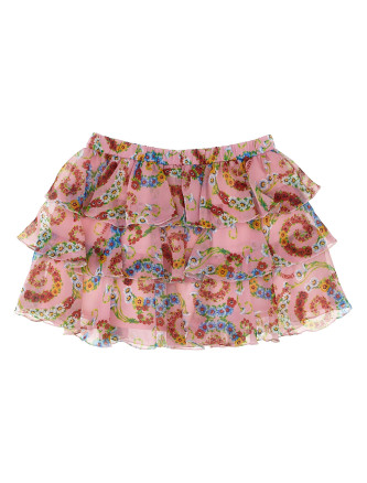 'Geo Poly Barocco Flower' skirt #