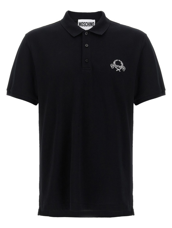 Logo embroidery polo shirt #1