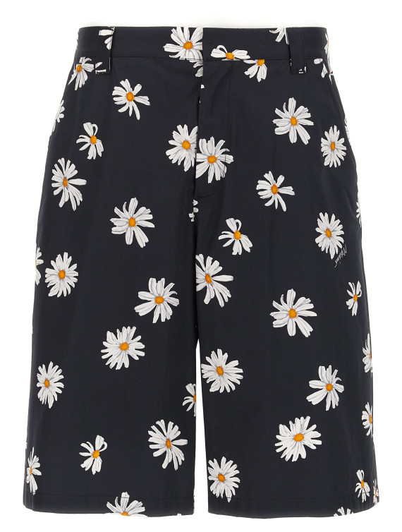'Margherite' print bermuda shorts #1