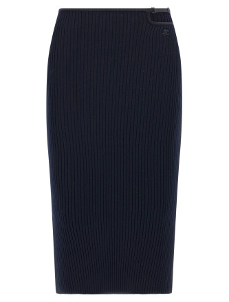 'Loop Rib knit' skirt