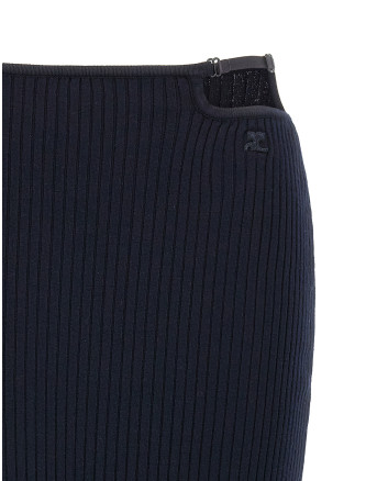 'Loop Rib knit' skirt #