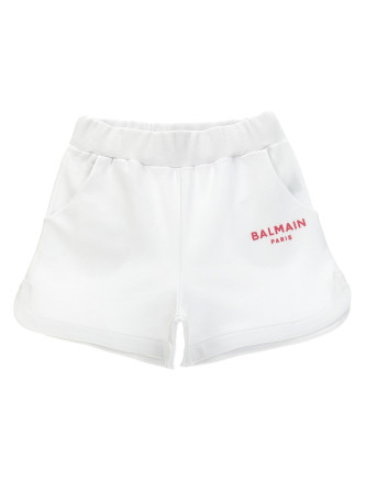 Embossed logo shorts