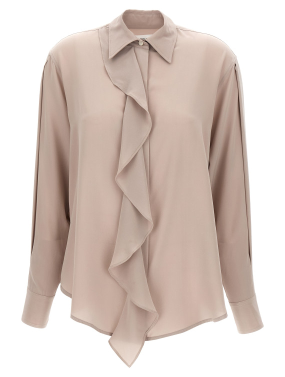 'Asymmetric Ruffle' blouse #1