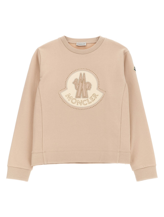 Rhinestone logo sweatshirt #1