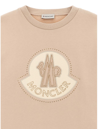 Rhinestone logo sweatshirt #