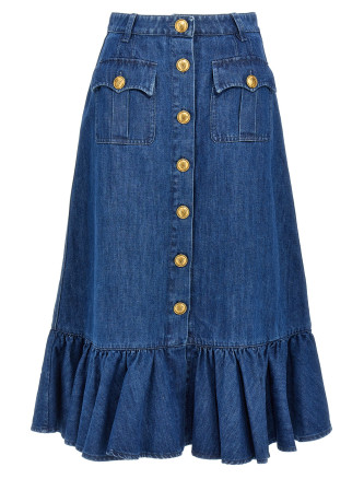 Valentino Garavani denim skirt