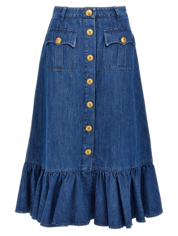 Valentino Garavani denim skirt #1