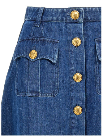 Valentino Garavani denim skirt #