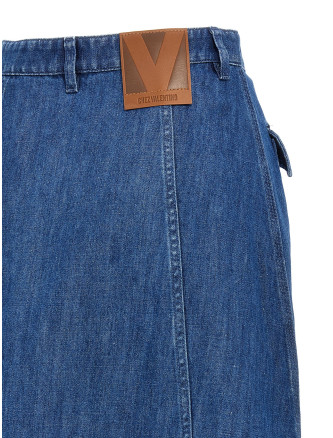 Valentino Garavani denim skirt #