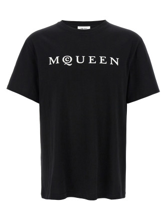 Flocked 'McQueen' T-shirt