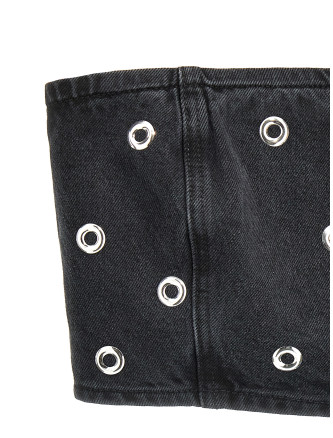 'Studded Denim' top #