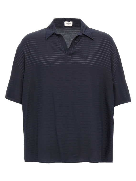 Silk polo shirt #1