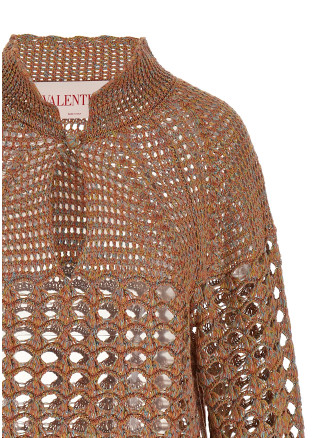 Openwork sweater #
