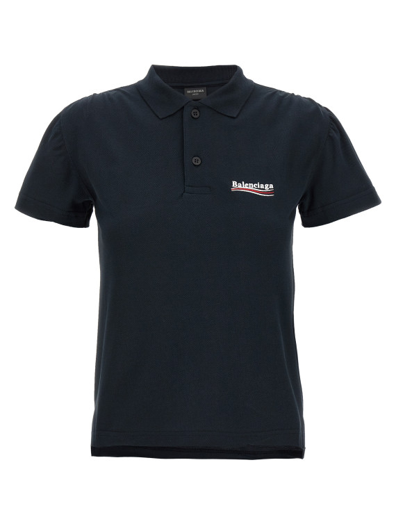 Logo embroidery polo shirt #1