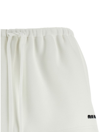 Logo embroidery skirt #