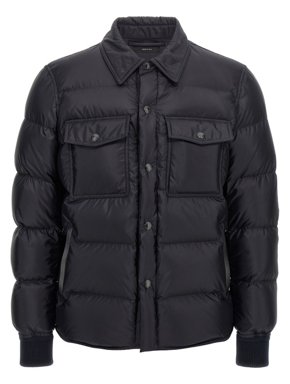 Shirt collar down jacket #1