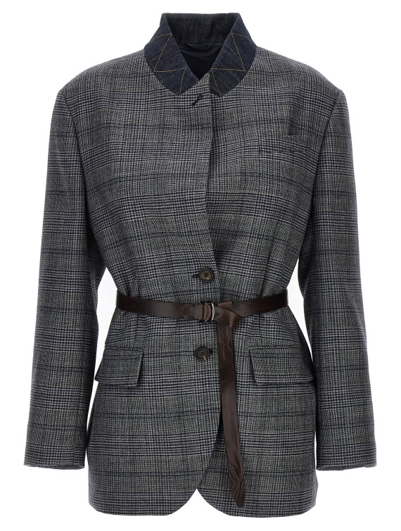 Monile houndstooth blazer #1