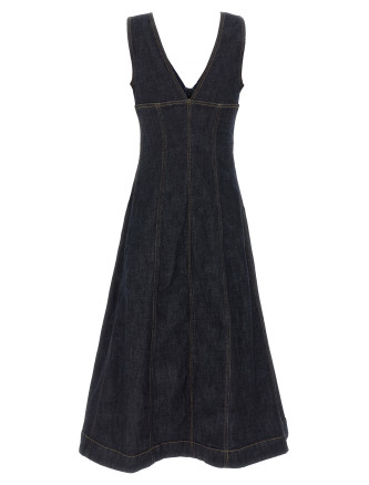 'Indigo Denim Midi' dress #