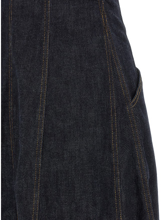 'Indigo Denim Midi' dress #