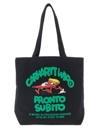 'Canvas Graphic Tote' shopping bag