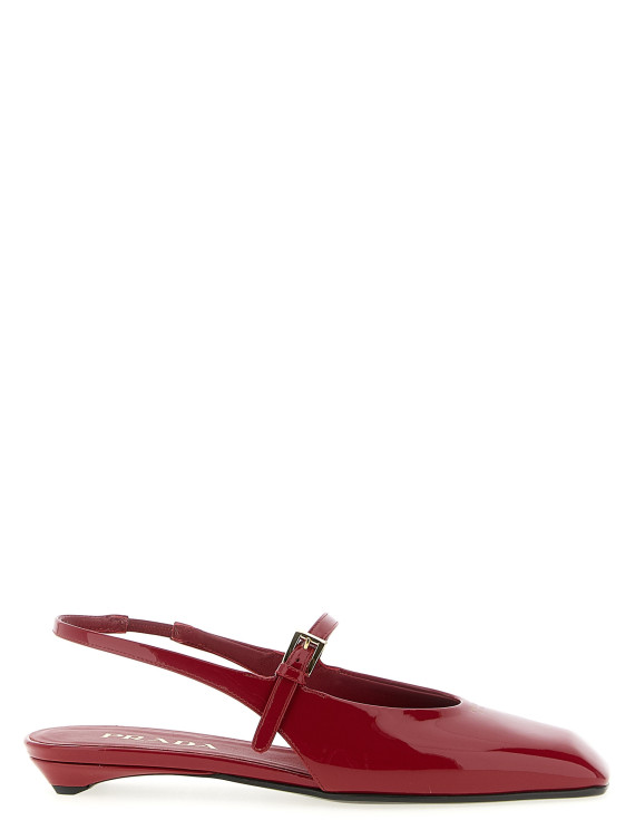 Patent leather slingback #1