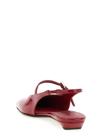 Patent leather slingback #