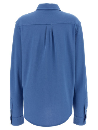 Piqué cotton shirt #