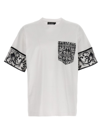 'Maiolica' print T-shirt