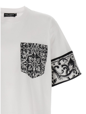 'Maiolica' print T-shirt #