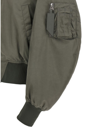 Nylon bomber jacket #