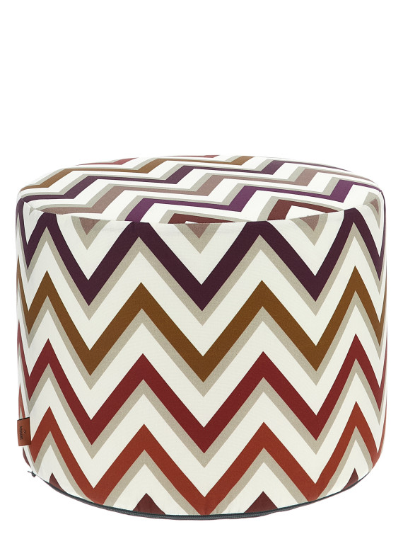 'Watamu' outdoor cylindrical pouf #1