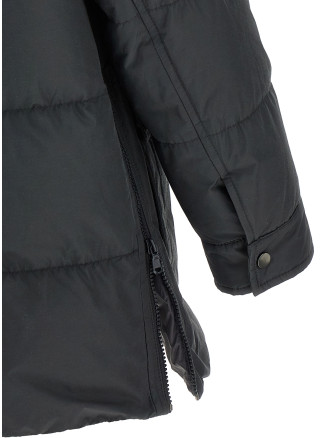 Knitted neck down jacket #