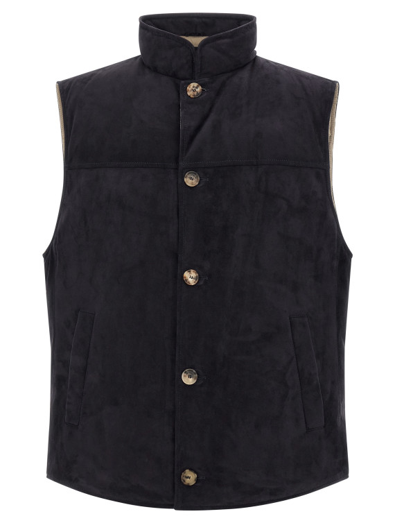 Suede vest #1