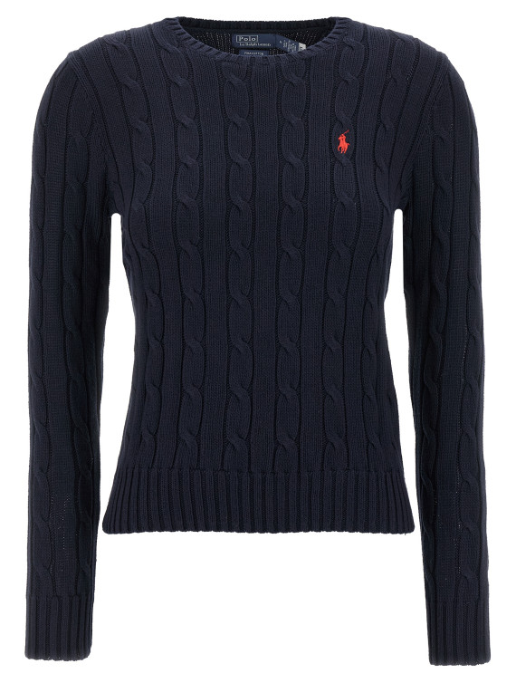 Braided cotton sweater #1