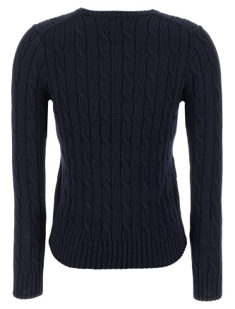 Braided cotton sweater #