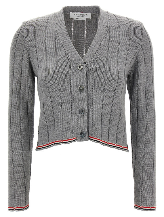 'RWB' jacquard cardigan #1