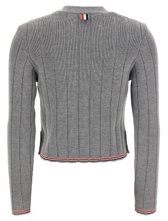 'RWB' jacquard cardigan #