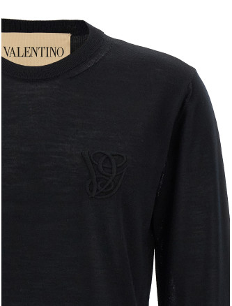 Valentino Garavani logo embroidery sweater #