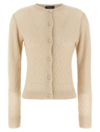 Sequin crochet cardigan